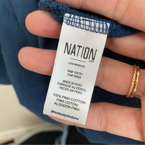 Anthro l NATION Smocked Top - Picture 5 of 5